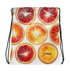Blood Orange Drawstring bag