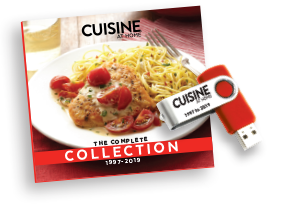 Cuisine at Home Back Issue Library 2019 USB Drive