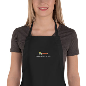 Carrot Embroidered Apron
