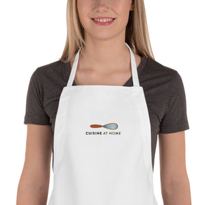 Happy Whisk Embroidered Apron