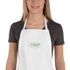 Cuisine Green Logo Embroidered Apron