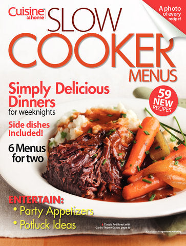 Slow Cooker Menus, Volume 1 – Cuisine at Home