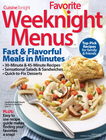 Favorite Weeknight Menus