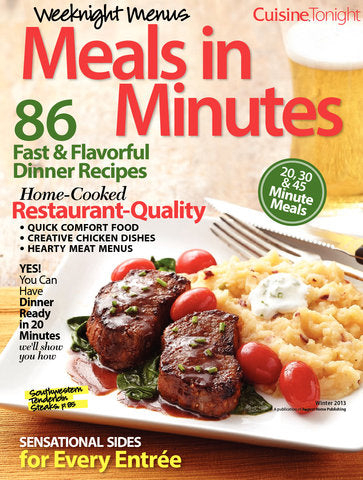 Weeknight Menus Meals in Minutes