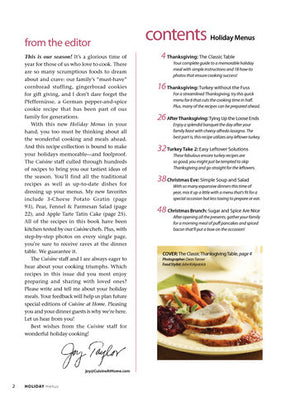 Holiday Menus, Volume 2