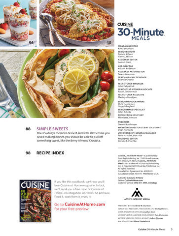 Cuisine 30-Minute Meals
