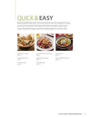Thinner Dinners for Two