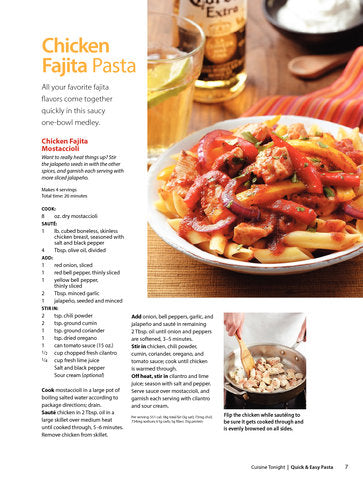 Quick & Easy Pasta